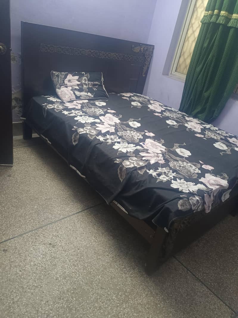 Bed with foam 1
