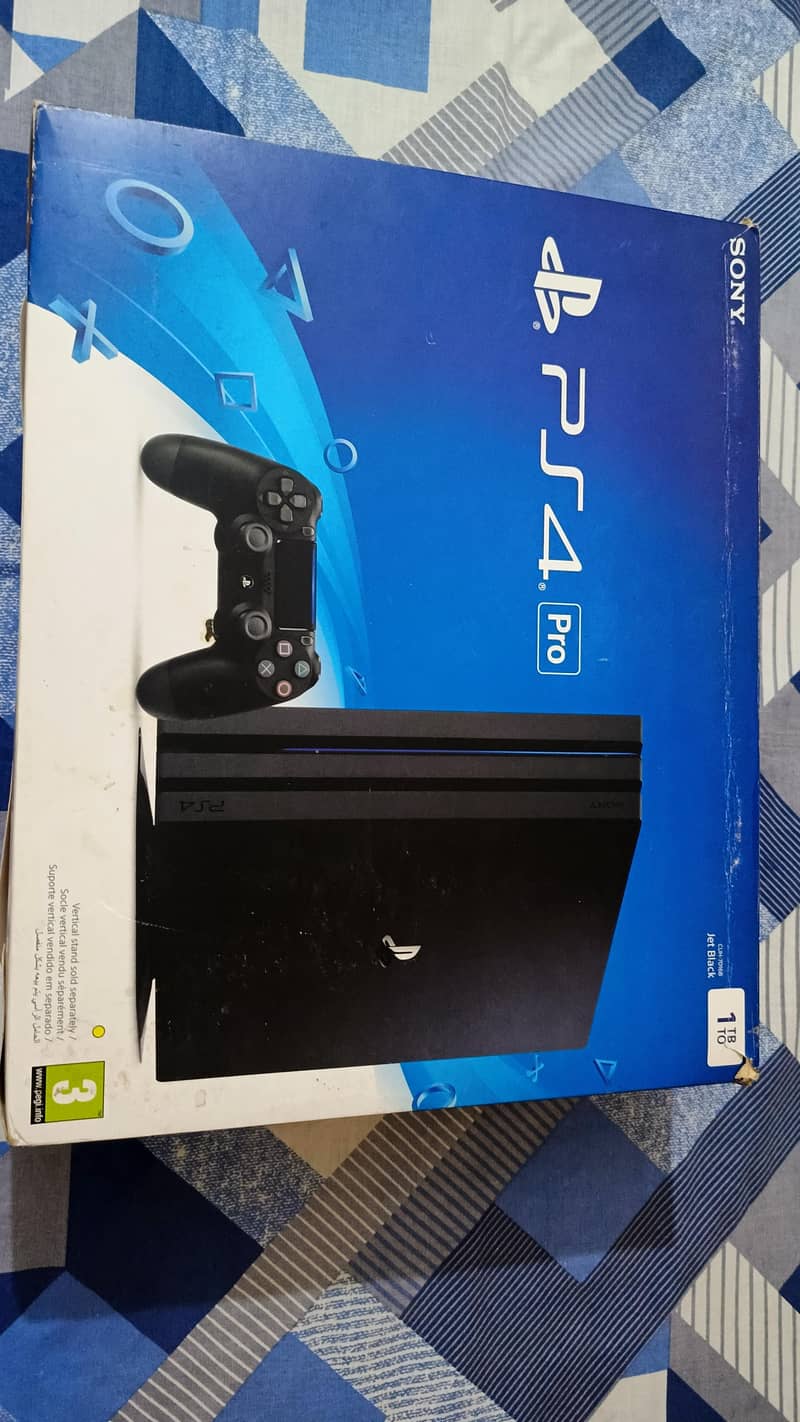 Sony PlayStation 4 Pro 1TB + Controller + Bluetooth Headset 0