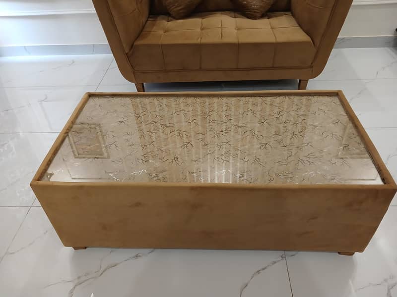 camel sofas set 2