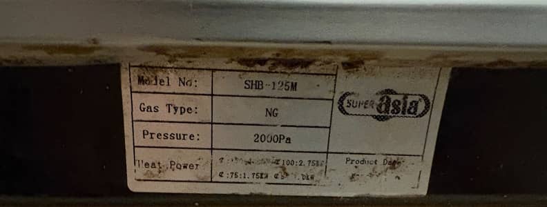 Super Asia SHB-125 M Gas Hob with 5 burners