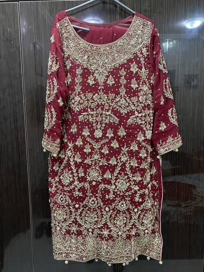Baraat Bridal Lehnga with huge flare, Size large