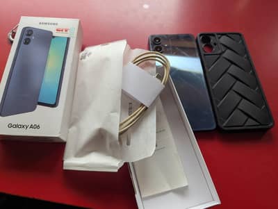 Samsung Galaxy A06 4/64 sealed phone with box condition 9/10