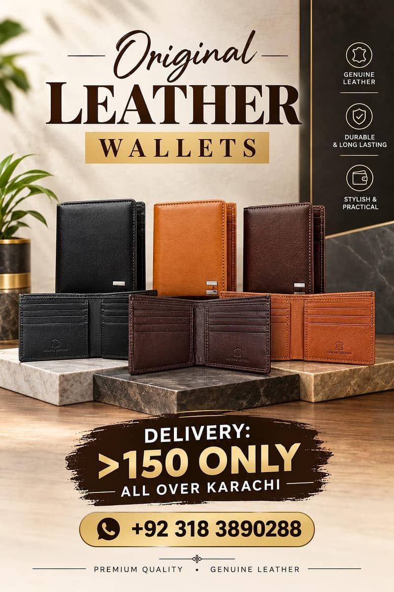 Leather Men's Wallets 0
