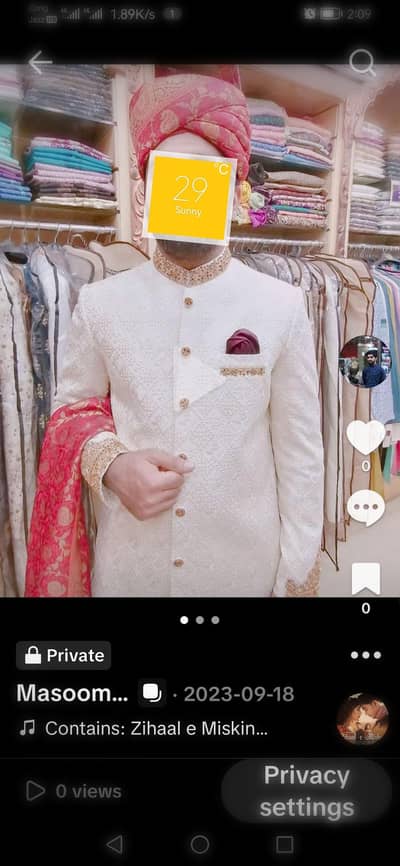 sherwani sale new brand