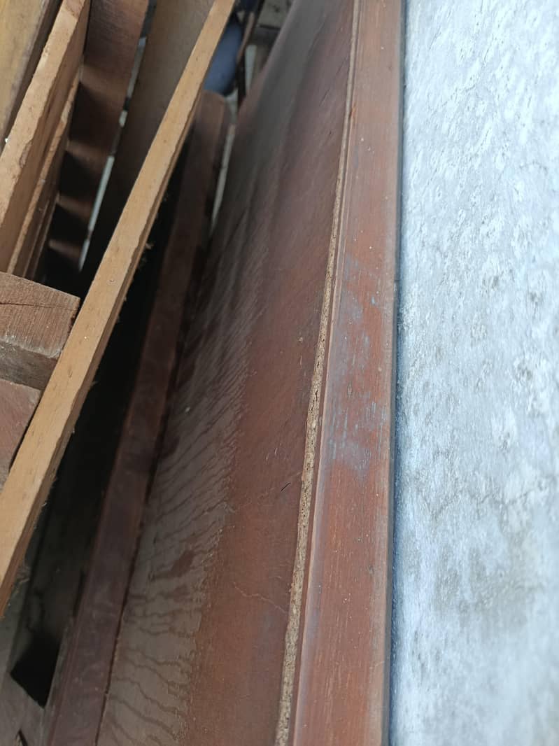 single old wood bed 1