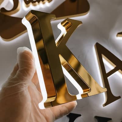 Signboard Making, LED Signboards, 3D Lettering printing press