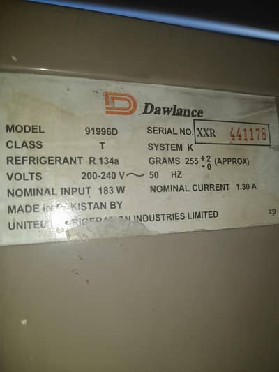 Dawlance Fridge in Jumbo size