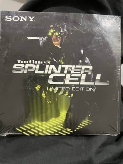 Tom Clancy’s Splinter Cell Limited Edition –Original PC Game – Sealed