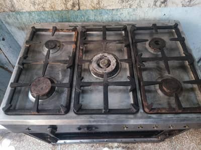gas stove with baking oven