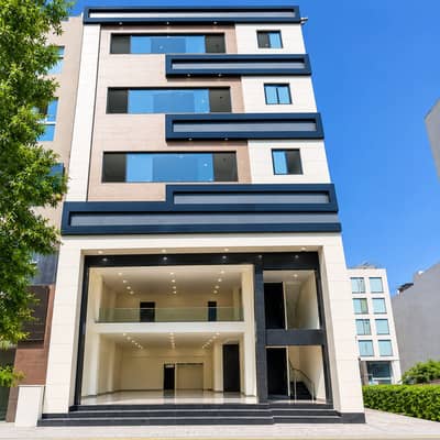 4 Marla Brand New Ground Mezanine Basement Floors Available For Rent Facing Parking Prime Location of DHA Ph 6