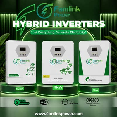 * Famlink Power 4kw inverter 87,000* 10 years Warranty
