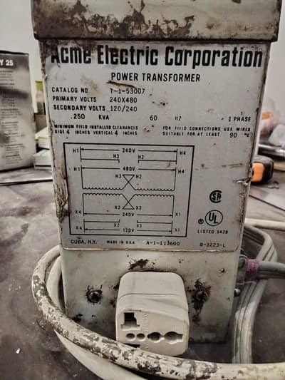 Acme Electric power Transformer