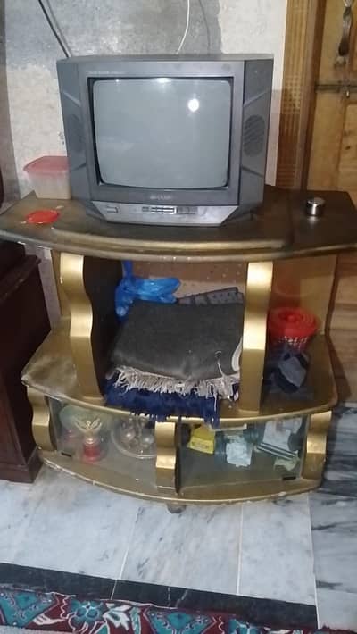 The Sharp TV is available for sale.  ::