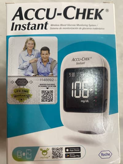 accucheck instant meter new fresh box pack