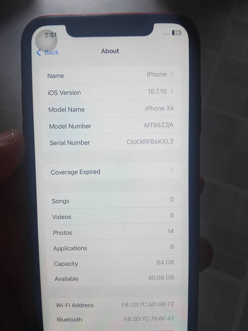 Apple iPhone XR 4