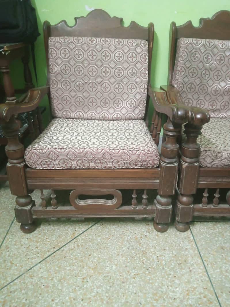 wooden sofa set 1