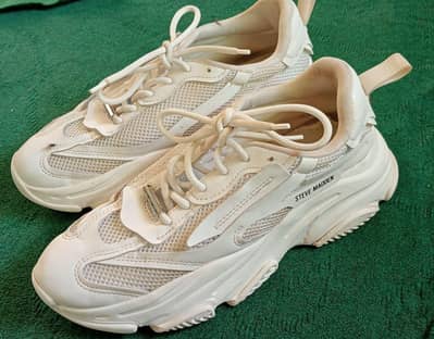 Steve Madden White Sneakers – Fresh Condition