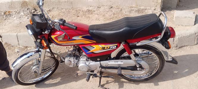 Honda CD 70 Zero Meter-70cc -30km Driven - Unregistered - First Owner