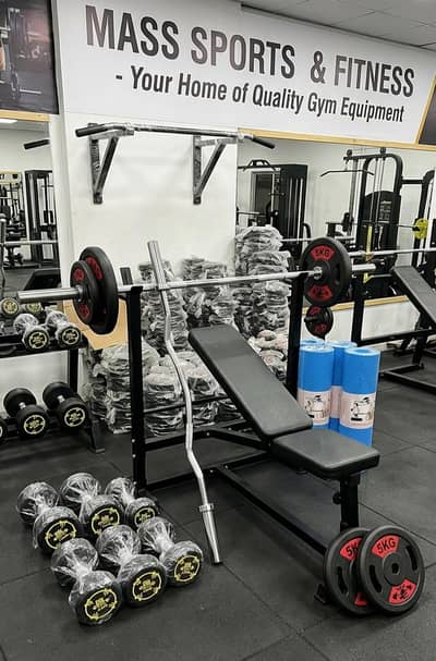 Dumbbell / Weight plates / Kettle Bell / Rods / Home gym / walking pad