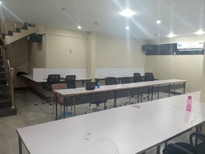 300, SQYARD GROUND PLUS BASEMENT SILENT COMMERCIAL OFFICE USED AVAILABLE PECHS BLOCK 2 VIP LOCATION
