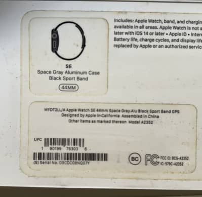 Apple Watch Series SE 44MM