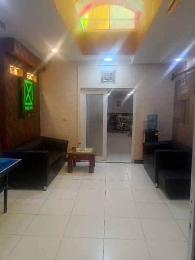 400, SQYARD SECOND FLOOR PORTION AVAILABLE FOR SILENT COMMERCIAL OFFICE USED AVAILABLE PECHS BLOCK 2 FULL FURNISH, OFFICE FOR RENT
