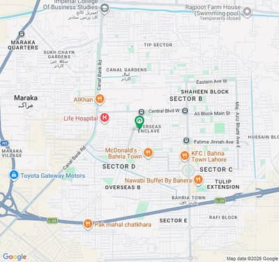11 Marla Plot For Sale Overseas C Block BAhria Town LAhore