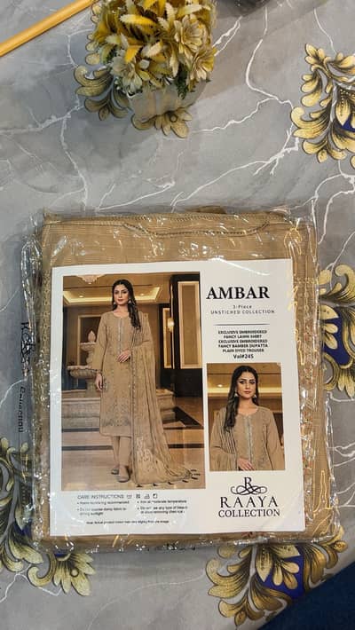 AMBER | RAAYA COLLECTION | 3PCS | # VOL 245