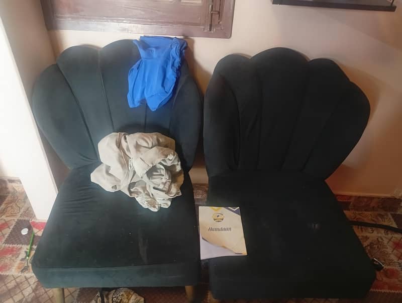 sofa chairs and table 2