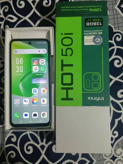 Infinix Hot 50i (6GB/128GB) Sage Green | Box Available
