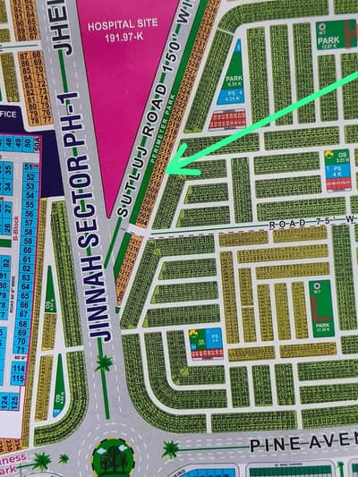ALL DUES CLEAR 1 KANAL PLOT FOR SALE K BLOCK LDA CITY LAHORE JINNAH SECTOR