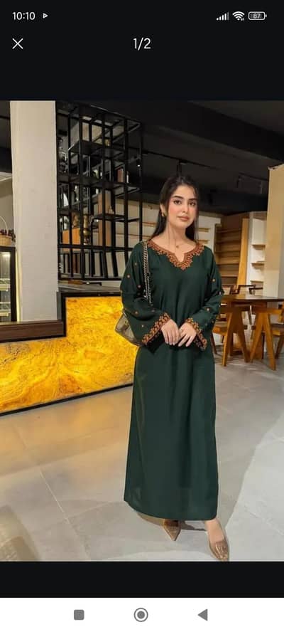 embroidered dress