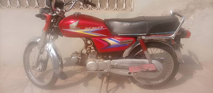 Honda CD 70 2010 - Original Book - Biometric on Spot - My Own Name