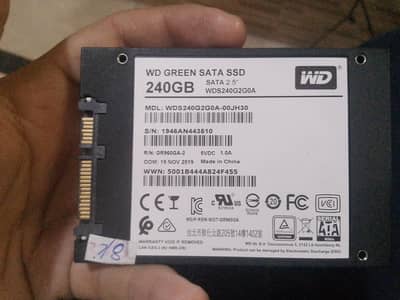 WD Green 240GB SATA SSD | 100% Working | 2 Pieces Available