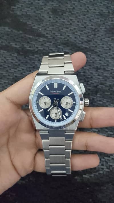 SKMEI 9371 Chronograph Style Men's Watch – Brand New Condition