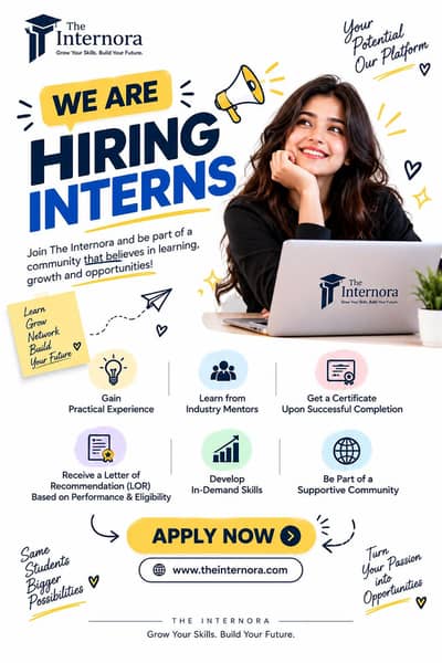we are hiring interns