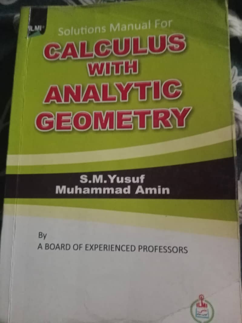 ILMI Calculus with analytical geometry 0