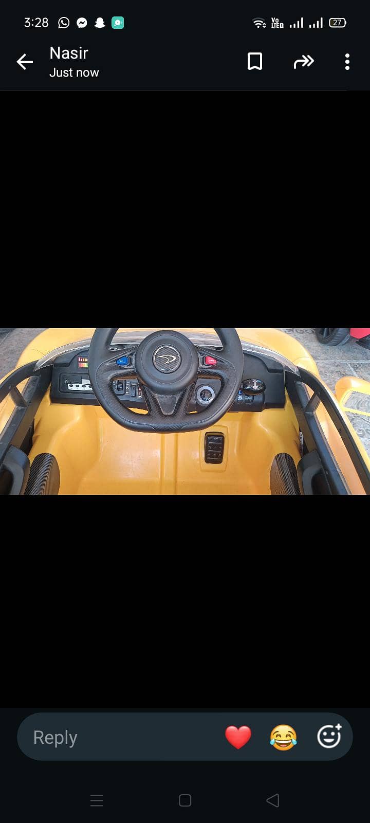 McLaren high dralic Electric car 03189057891 - Kids Cars - 1121005911