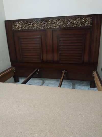 Bed King Size with Side tables and 2 Single Matress