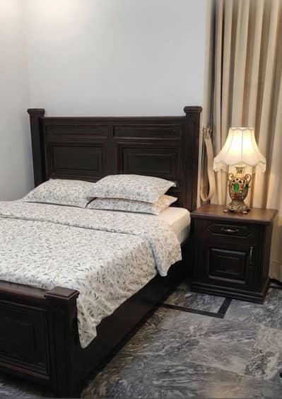 Wooden bed