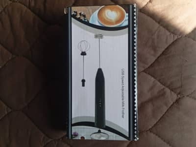 USB Rechargeable Milk Frother Coffee Beater - 2 in 1