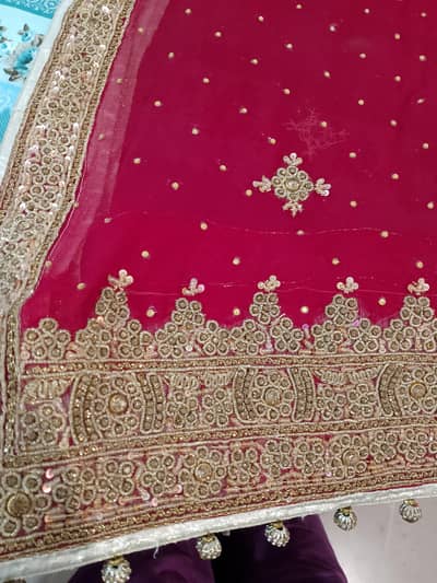 Beautiful Heavy Bridal Lehenga with Dupatta for Sale