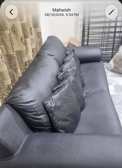 Leather sofa