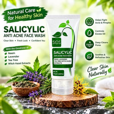 Salicylic Anti Acne Face Wash – Your Daily Skincare Essential!