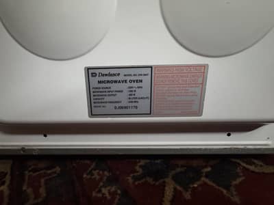 Dawlance Microwave Oven Digital Control C. R. S. System