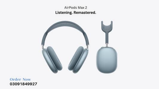 Apple AirPods Max 2 USB-C - 2026 Wireless Over Ear Headphones ( Blue )