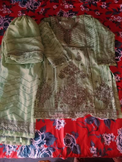 beautiful clothes for weading dress  piece shalwar kmaeez duppta
