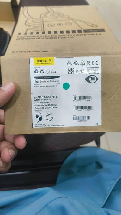 Jibra call center headphones