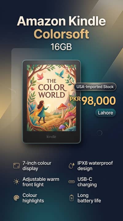 Amazon Kindle Colorsoft 16GB | New | USA Imported