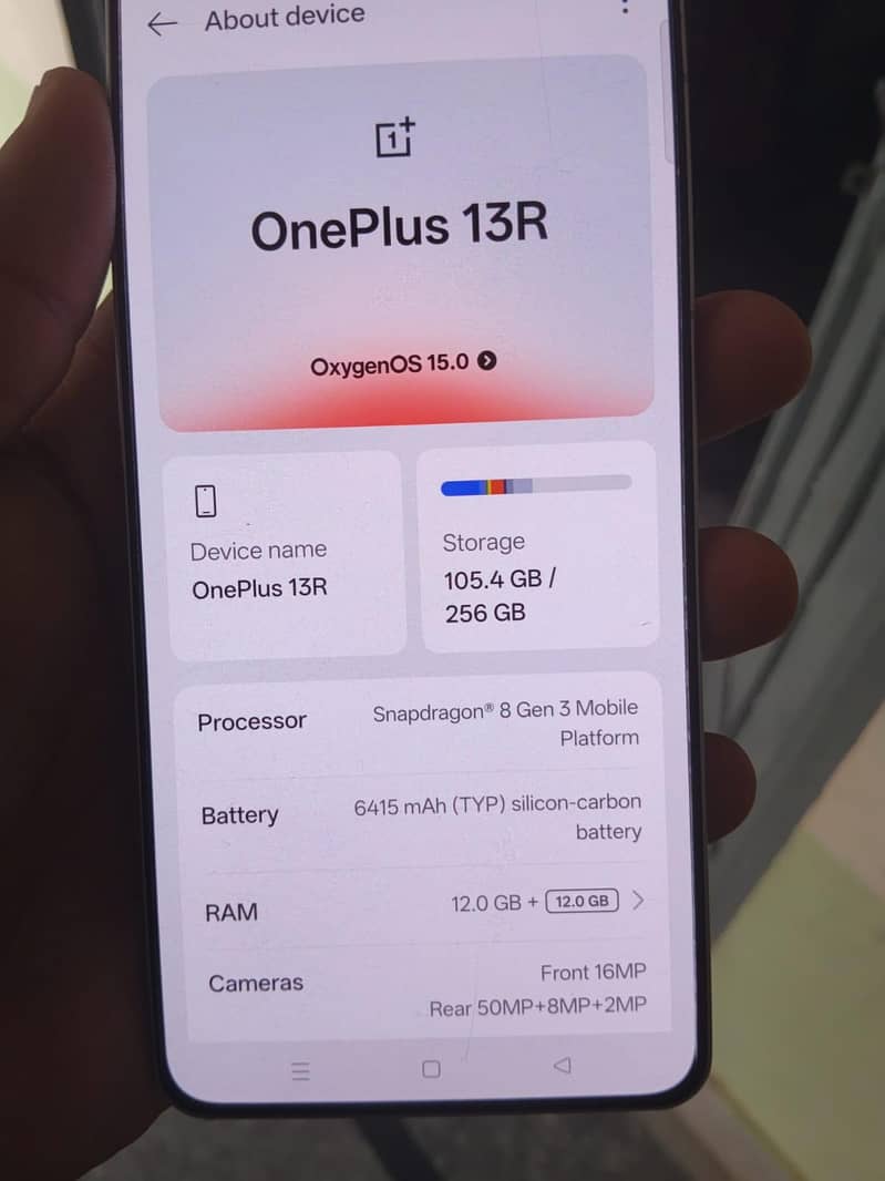 One Plus Ace 5/13R 8